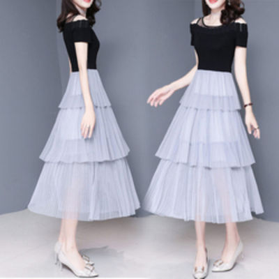  Factory Price Woven Ladies Summer Office Dress